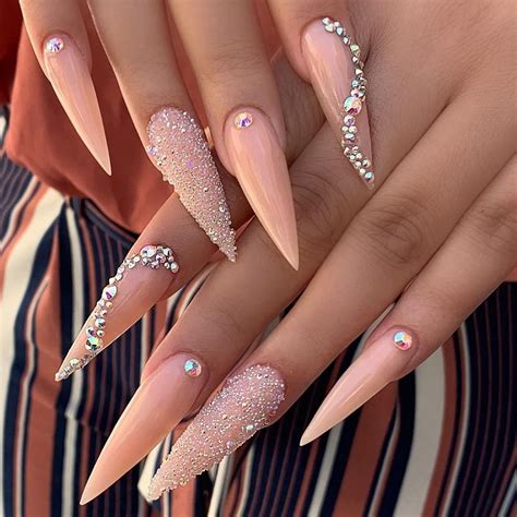 stiletto nail art designs